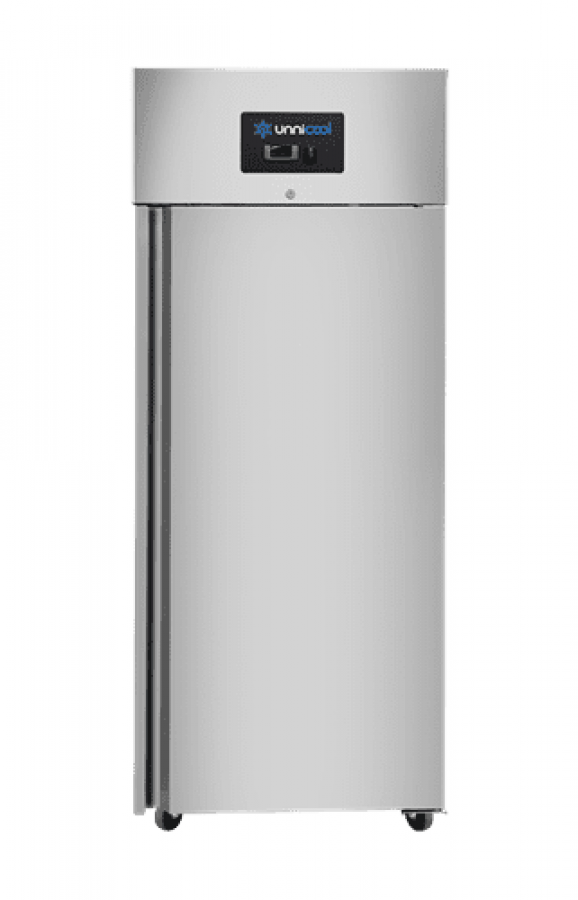 Gefrierschrank 1 Tür 650 Liter Edelstahl leise LED Gastronomie