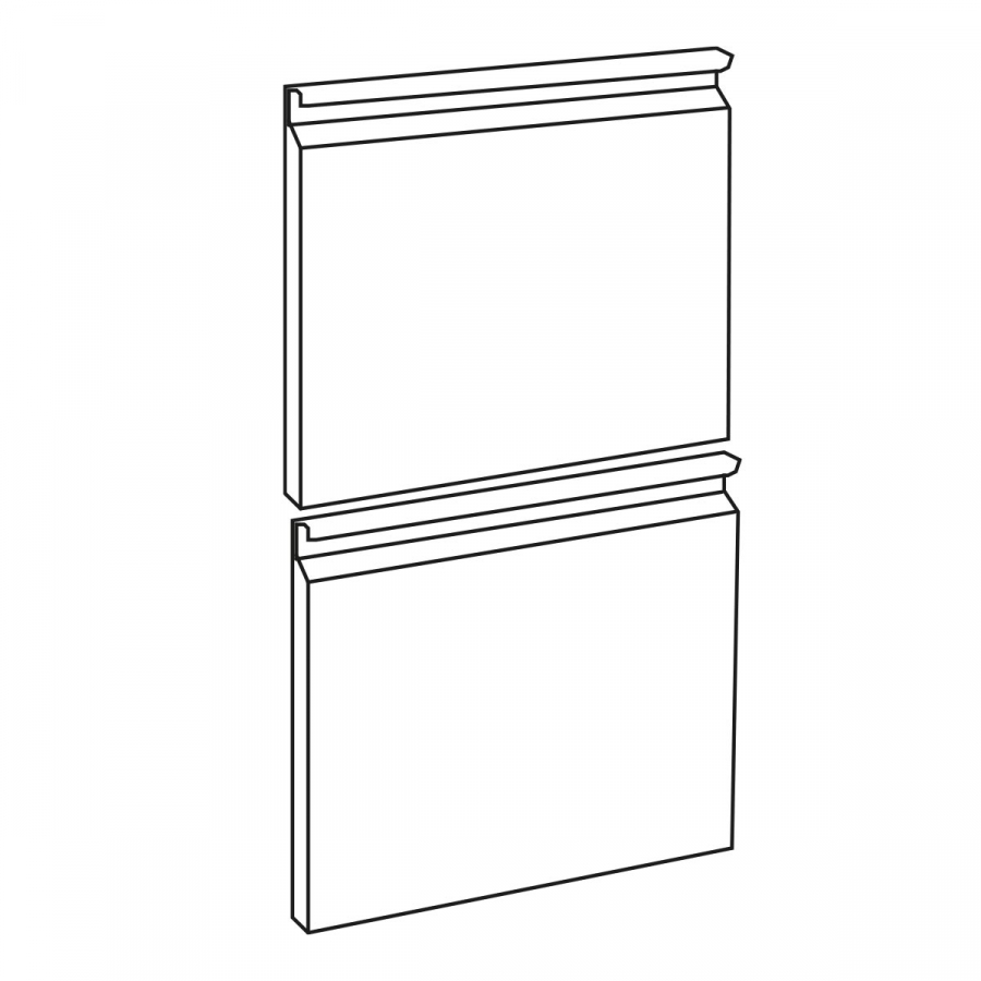 Kühlaufsatzvitrine 6x1/3 GN 1400x395x435