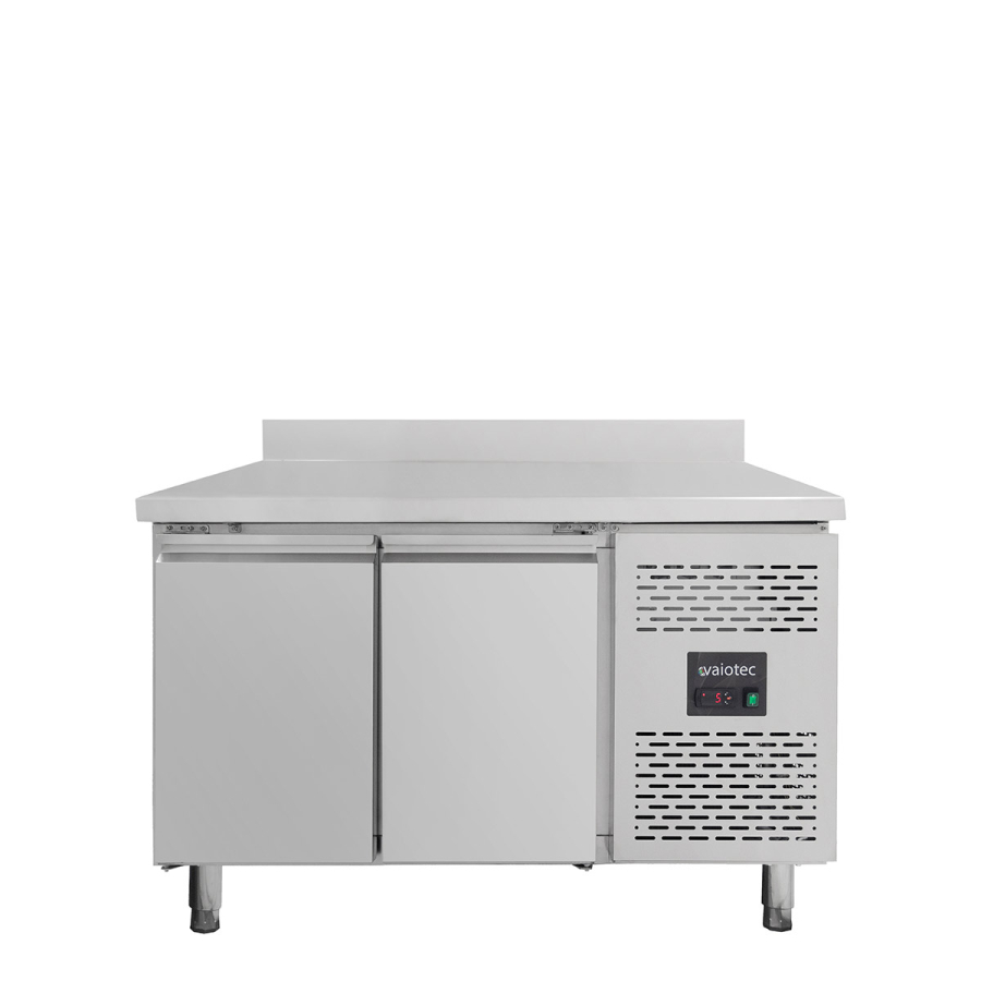 Diepvrieswerkbank 700 2-deurs incl. opstaande rand Monoblock - Gastrohot