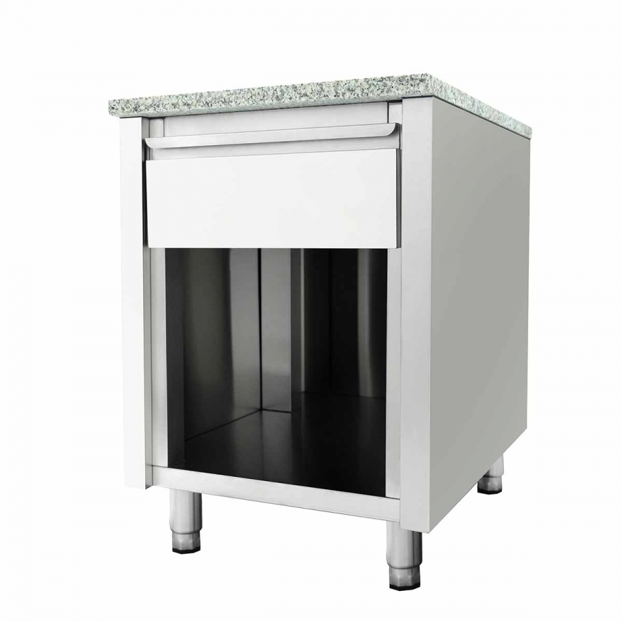 EASYLINE Kassentisch 800 mit Schublade B:600 "grau"