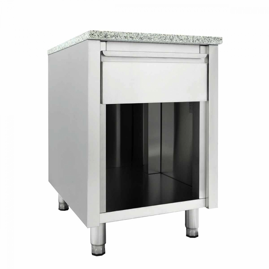 EASYLINE Kassentisch 800 mit Schublade B:600 "grau"