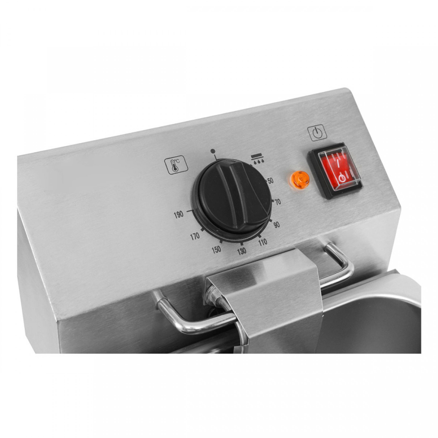 EASYLINE Elektro Fritteuse 2 Becken mit Ablasshahn 10+10 Liter EASYLINE Elektro Fritteuse 2 Becken mit Ablasshahn 10+10 Liter