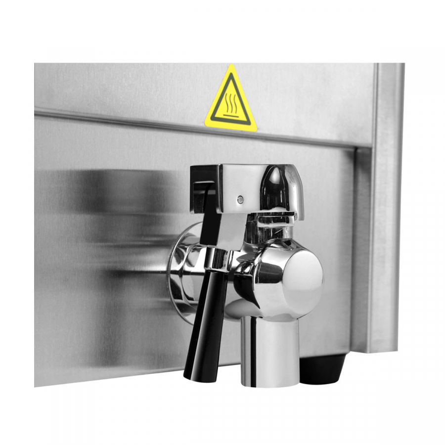 EASYLINE Elektro Fritteuse 2 Becken mit Ablasshahn 10+10 Liter EASYLINE Elektro Fritteuse 2 Becken mit Ablasshahn 10+10 Liter