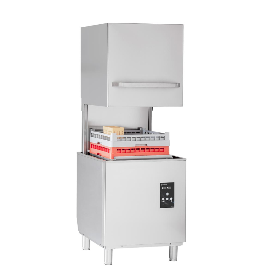 TOPLINE afwasmachine met afdekking 50x50 / 400 Volt - Model: VT-S HW54 DRD