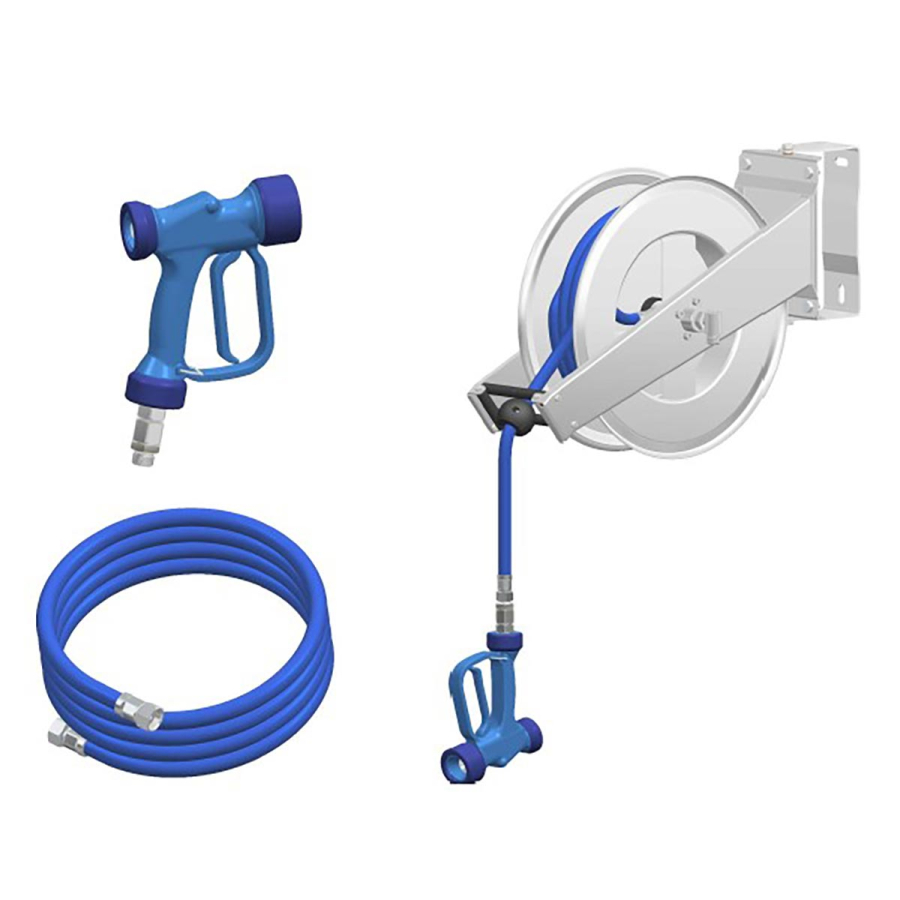 TOPLINE Slanghaspel met douche - 20 meter
