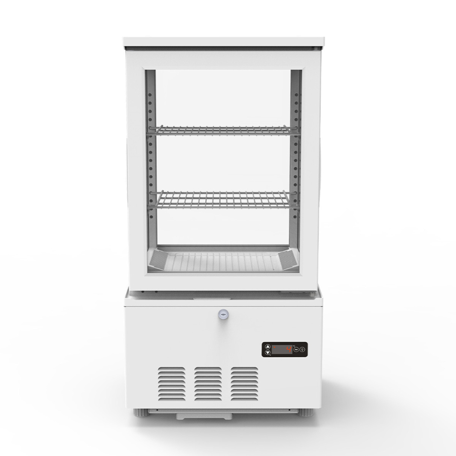 Koelvitrine 2-voudig 56 liter wit - Topline - Gastrohot