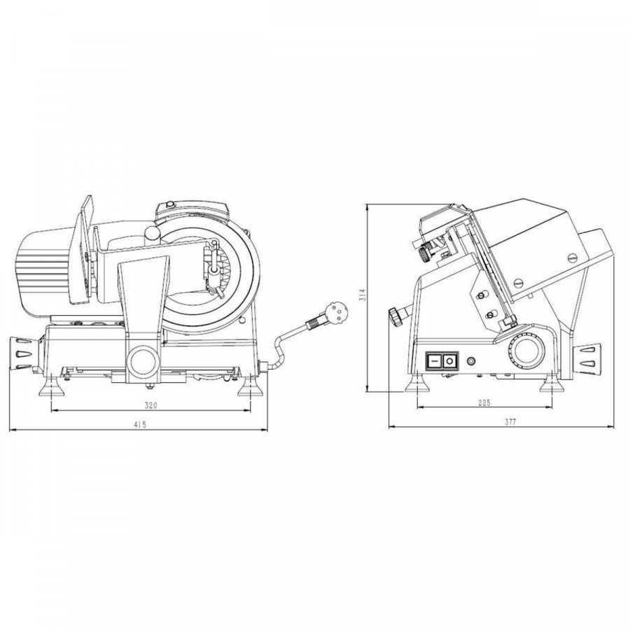 EASYLINE Aufschnittmaschine 195