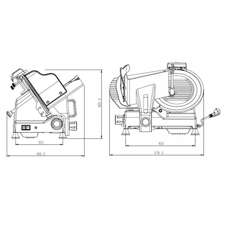 EASYLINE Aufschnittmaschine 300