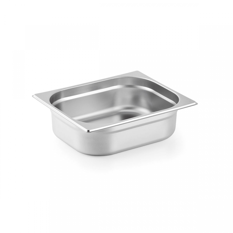 Gastronorm Behälter GN 1/2 100 mm - Topline Qualität - Edelstahl - Gastrobedarf