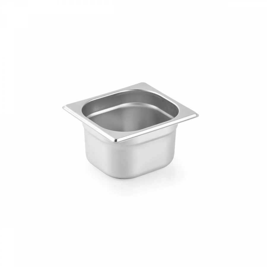 Gastronorm Behälter GN 1/6 100 mm - Topline Qualität - Robuster Edelstahl - Ideal für die Gastronomie - GN Behälter 1/6 100 mm - Gastrohot