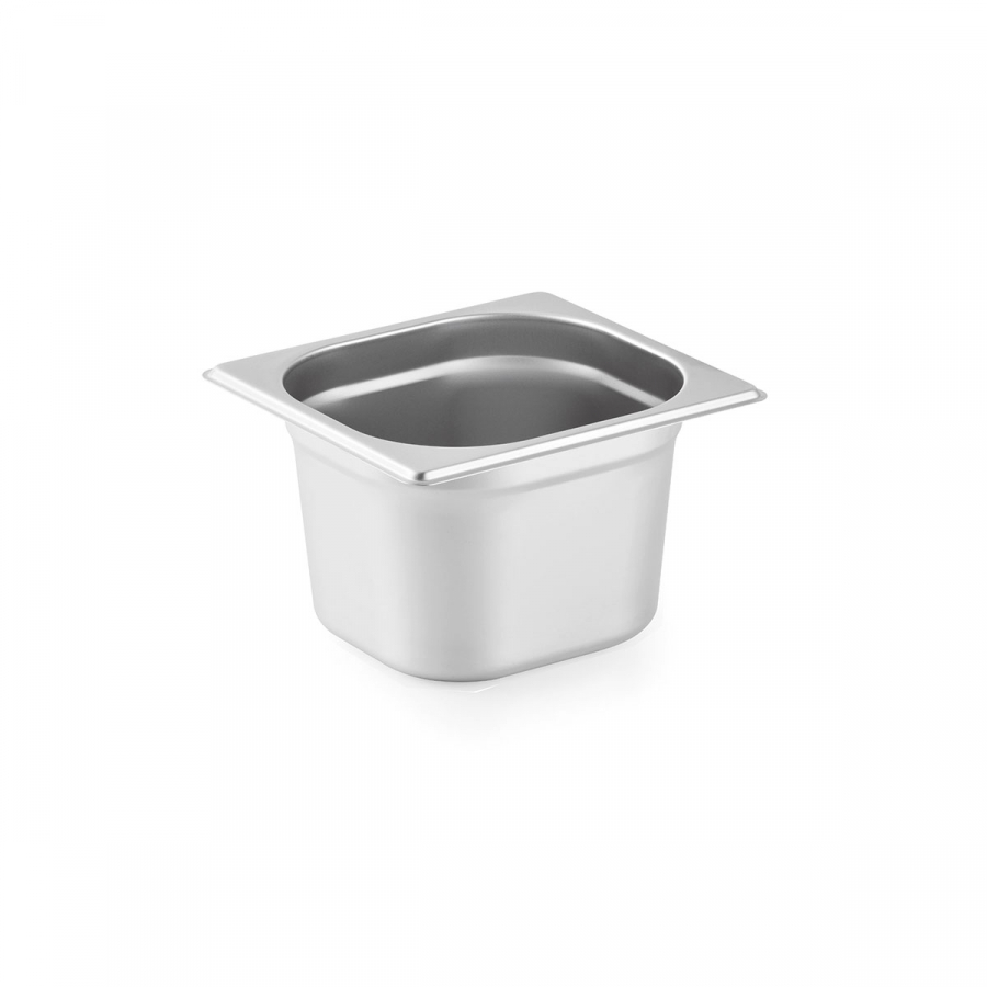 Gastronorm Behälter GN 1/6 150 mm - Topline Qualität - Robuster Edelstahl - Ideal für die Gastronomie - Spülmaschinenfest