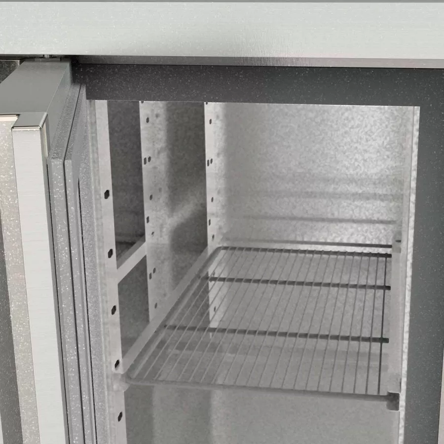 TOPLINE Tiefkühltisch 700 / 2-fach GN1/1 mit 2 Türen
