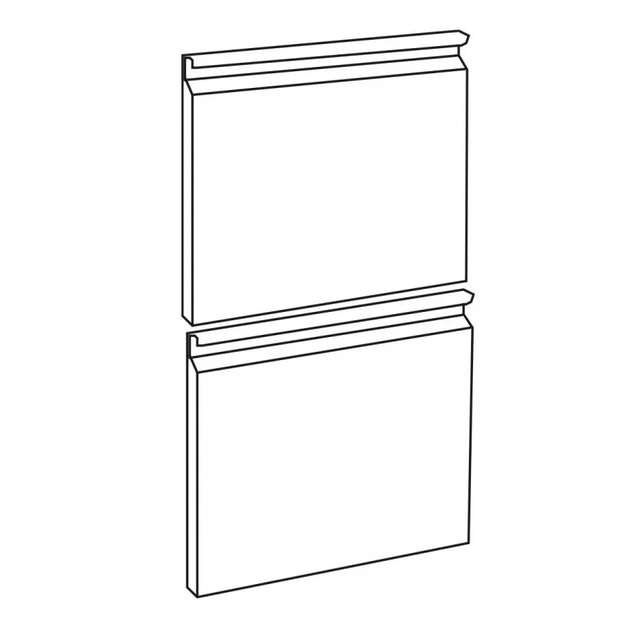2er Schubladenset für Kühltische EASYLINE 700 Mitte Links