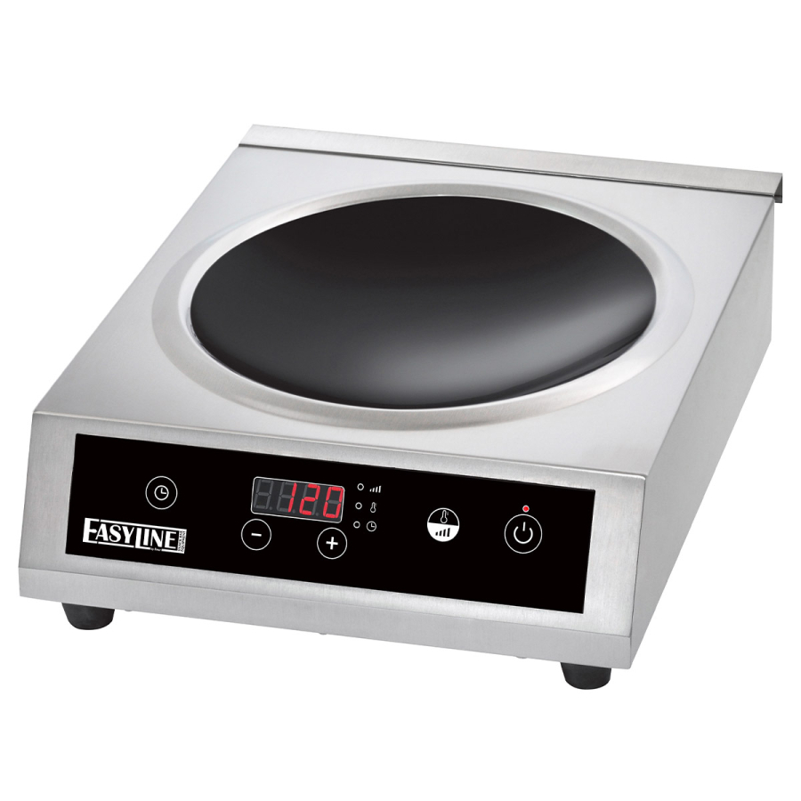 Inductiekookplaat Wok Ø 140-220 mm 3,5 kW - Easyline