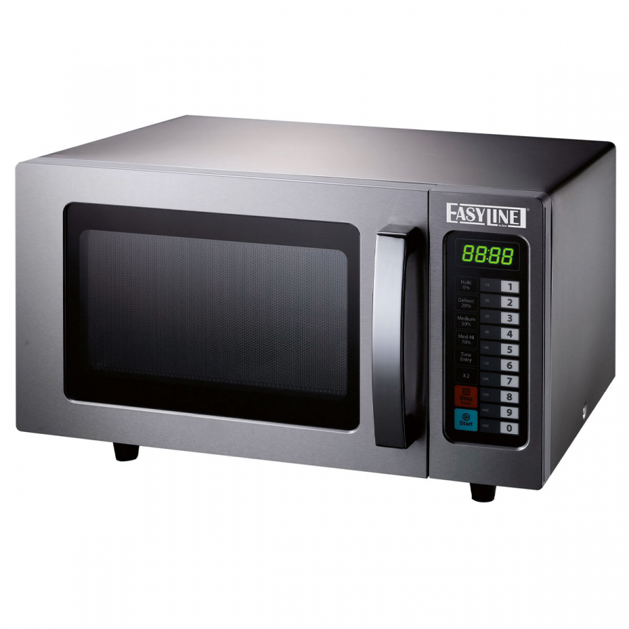 Mikrowelle für GN 2/3, 25 Liter, 1.55 kW - Effiziente Easyline Mikrowelle für die Gastronomie