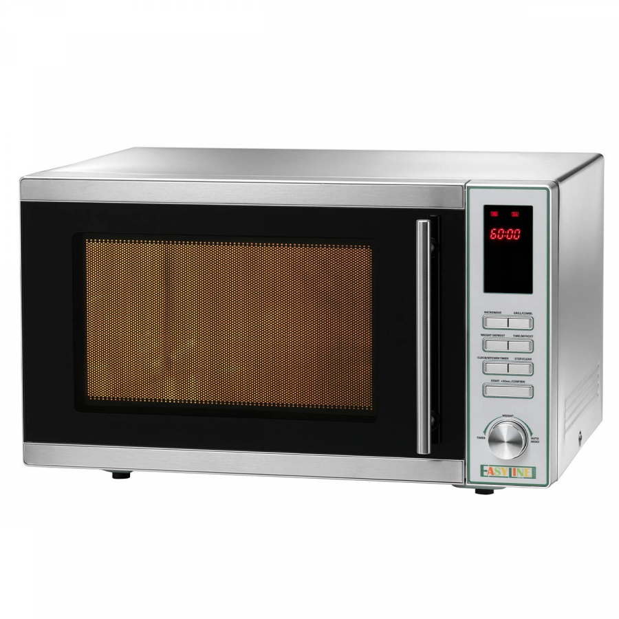 Mikrowelle mit Grillfunktion 25 Liter 1.45 kW - Easyline - Gastrohot