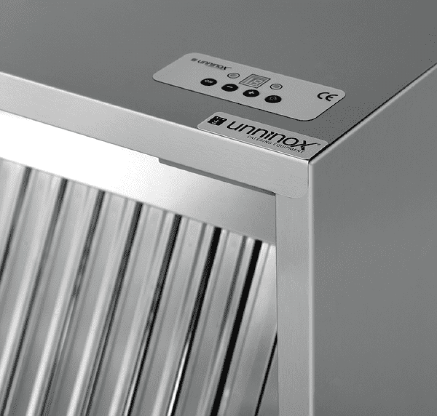 Dunstabzugshaube Plug and Play 950mm Edelstahl 1400 m³/h LED