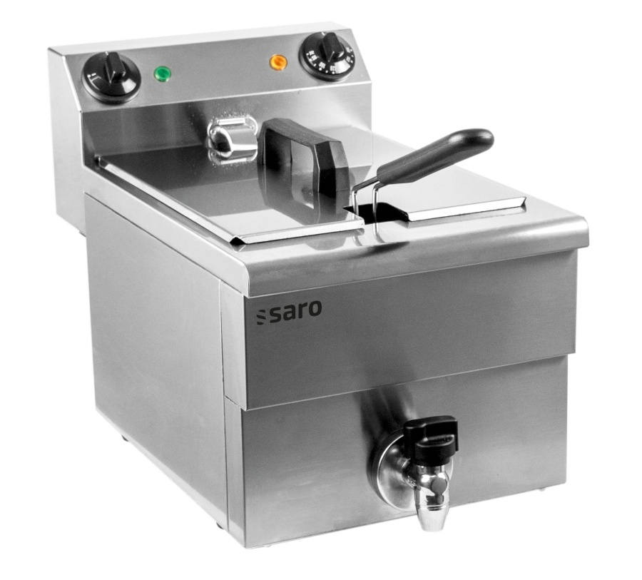 Fritteuse 2x 3.25 kW 10 L | Stufenlose Temperatureinstellung Fritteuse 2x 3.25 kW 10 L | Stufenlose Temperatureinstellung