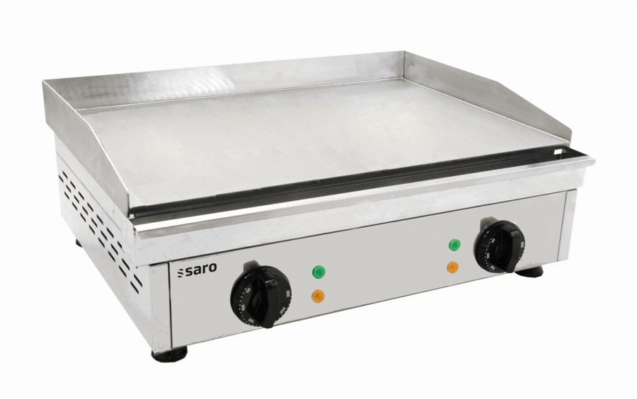 Bakplaat 3,5 kW | Gladde bakplaat | 2 bakzones