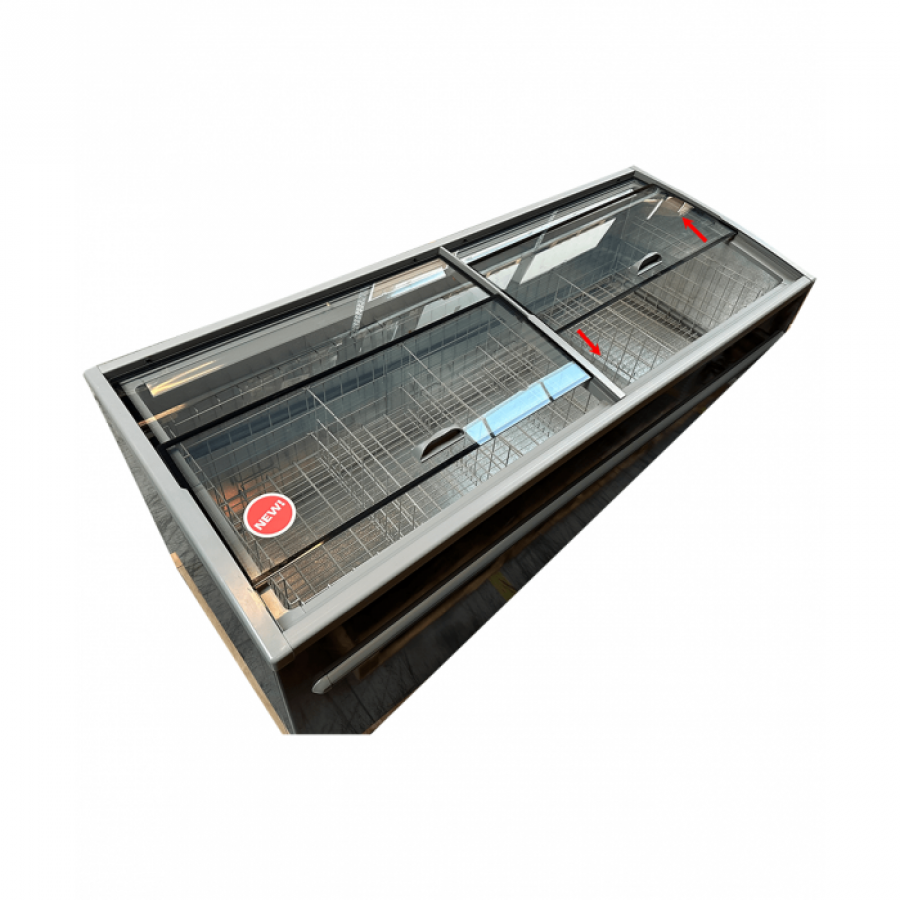Supermarkt Tiefkühltruhe 1450 – 530 L, automatische Abtauung, LED Supermarkt Tiefkühltruhe 1450 – 530 L, automatische Abtauung, LED