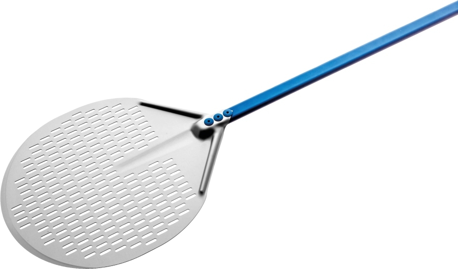 Pizzaschep | Kop Ø 330 mm geperforeerd Totale lengte 1840 mm