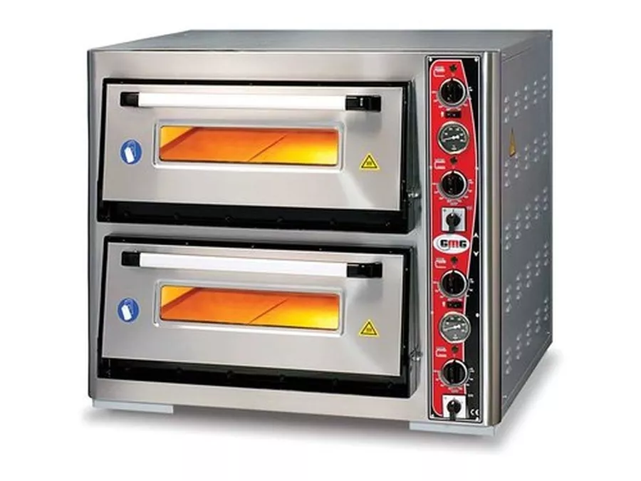 Doppelkammer Pizzaofen | Vollschamott | 4+4 Pizzen mit Ø 33cm | B970xT890xH760 mm Doppelkammer Pizzaofen | Vollschamott | 4+4 Pizzen mit Ø 33cm | B970xT890xH760 mm