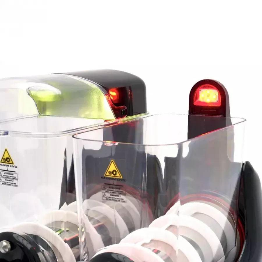Gastro Slush-Eis- & Granita-Maschine mit 2 × 12 Liter – digitales Display