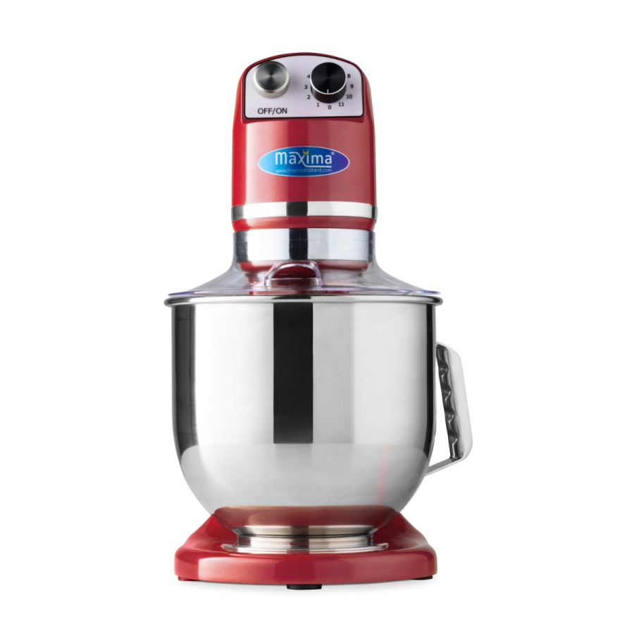 Keukenmachine - 7L - Tot 2kg deeg - Framboosrood