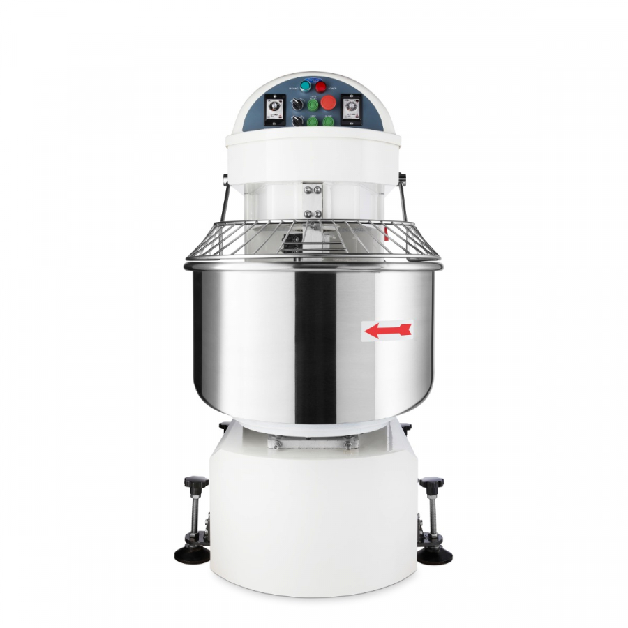 Teigknetmaschine - 130L - 80kg Teig - 2 Geschwindigkeiten - 400V