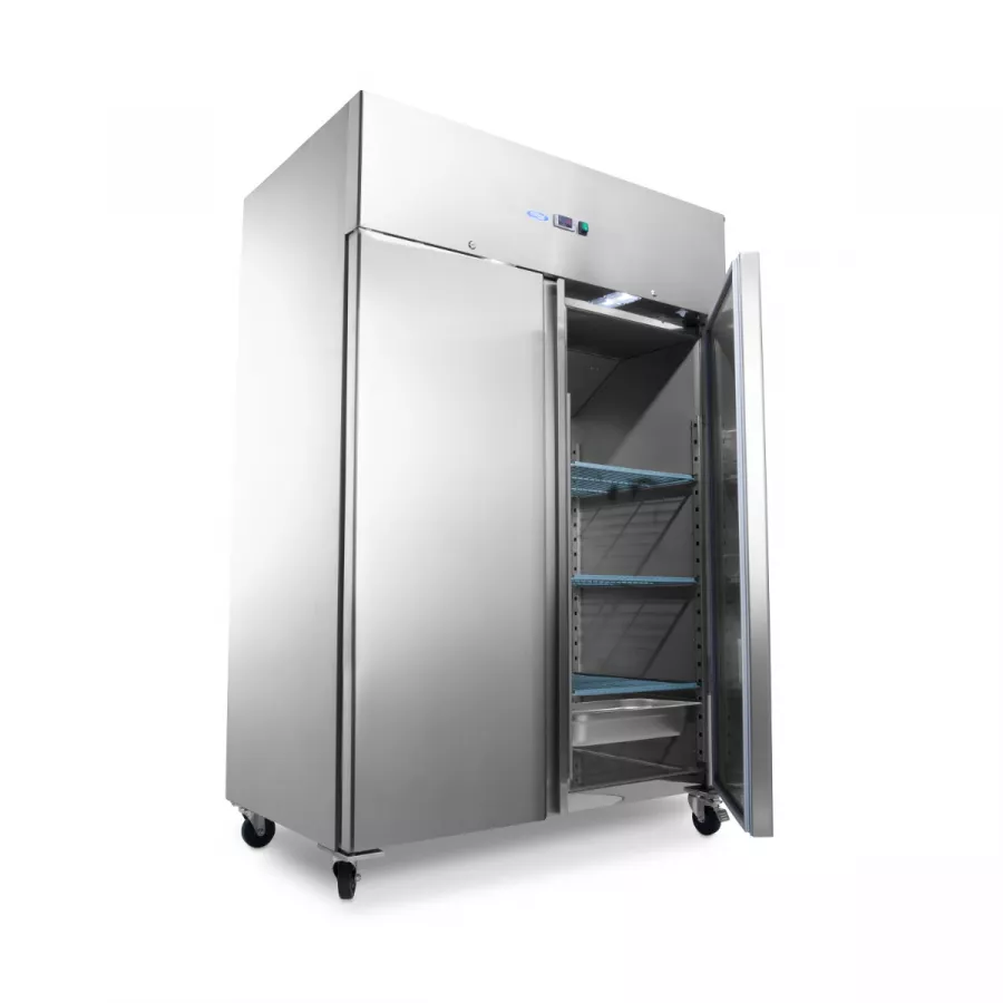 Gastro Gefrierschrank 800 Liter mit 2 Türen und 6 Rosten