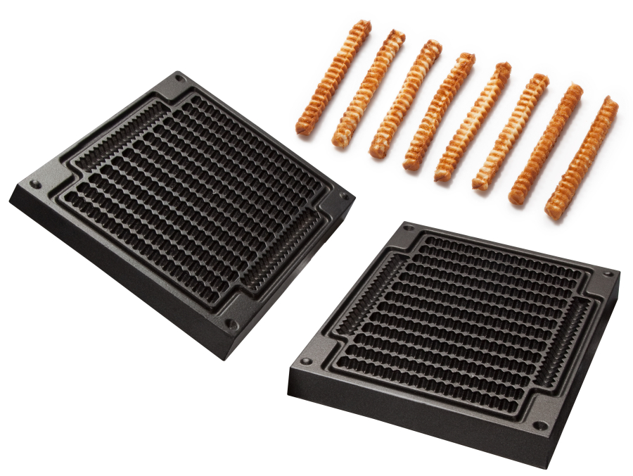Wafel-friet bakplaatset