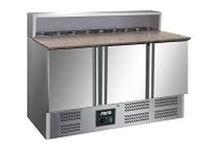 Pizzatisch, 3 Türen, 1365x700x1090 Pizzatisch, 3 Türen, 1365x700x1090