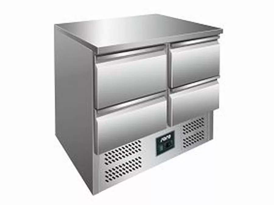Kühltisch, 4 Schubladen, 900x700x850 Kühltisch, 4 Schubladen, 900x700x850