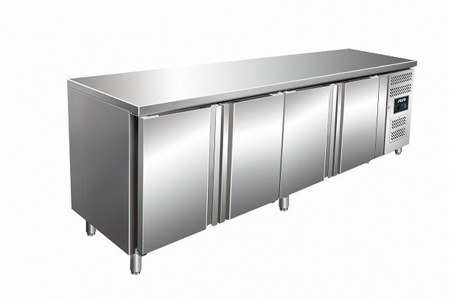 Kühltisch, 4 Türen, 2230x700x890 Kühltisch, 4 Türen, 2230x700x890