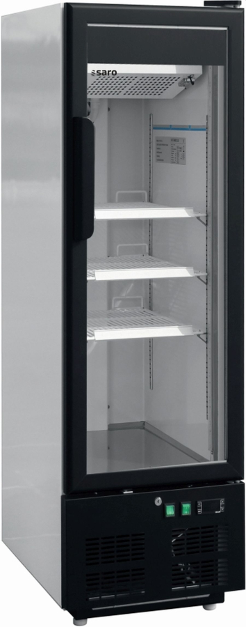 Diepvrieskast met glazen deur 215 L | B 484 x L 700 x H 1578 mm