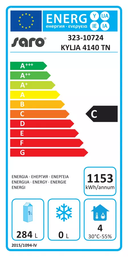 Kühltisch inkl. 2x2er Schubladenset | B 2230 x L 700 x H 890-950 mm