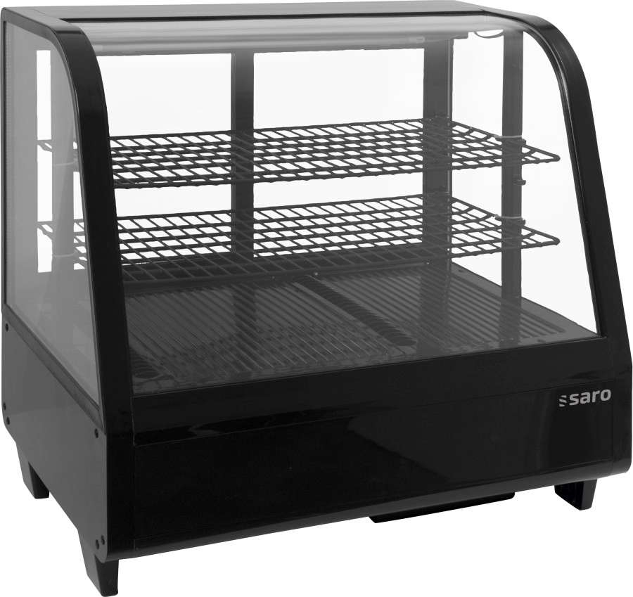 Kühlvitrine 100 Liter Schwarz | B 695 x L 462 x H 670 mm
