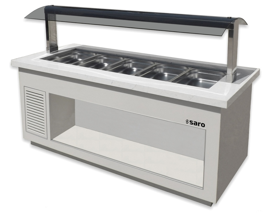 Heet buffet 3x 1/1 GN wit