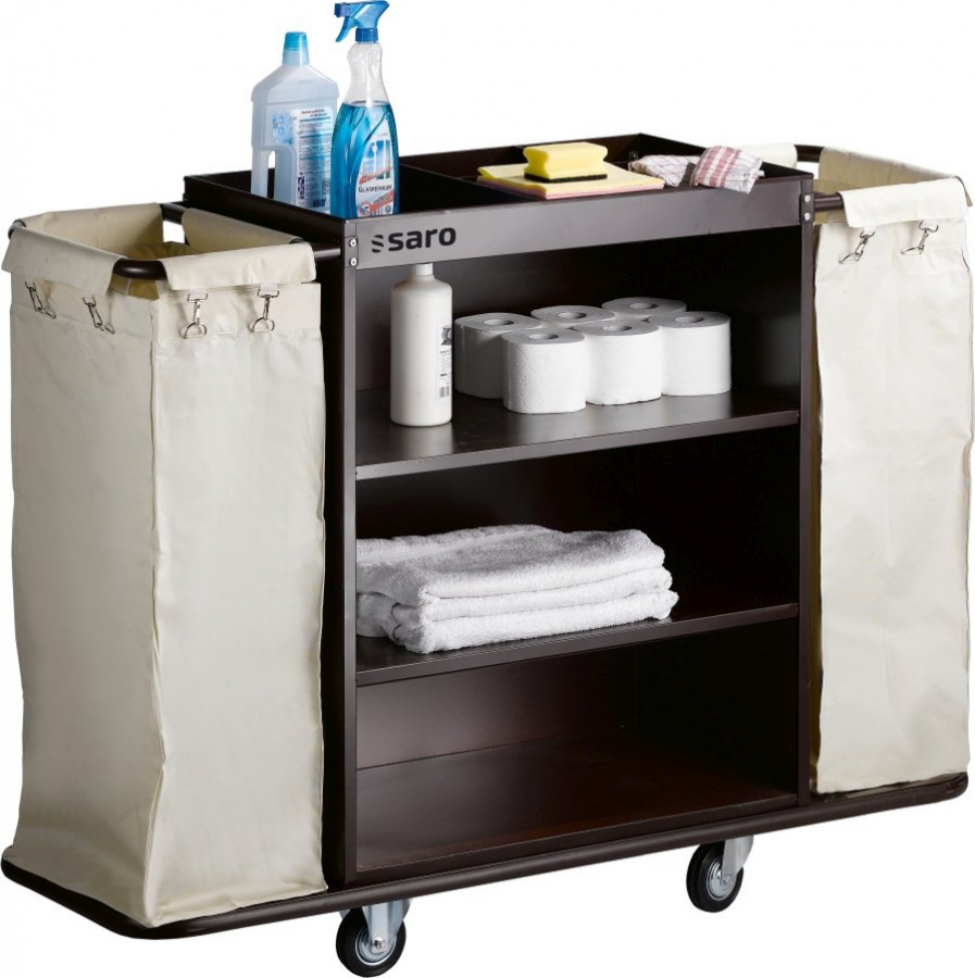 Roomservicewagen 2 waszakken