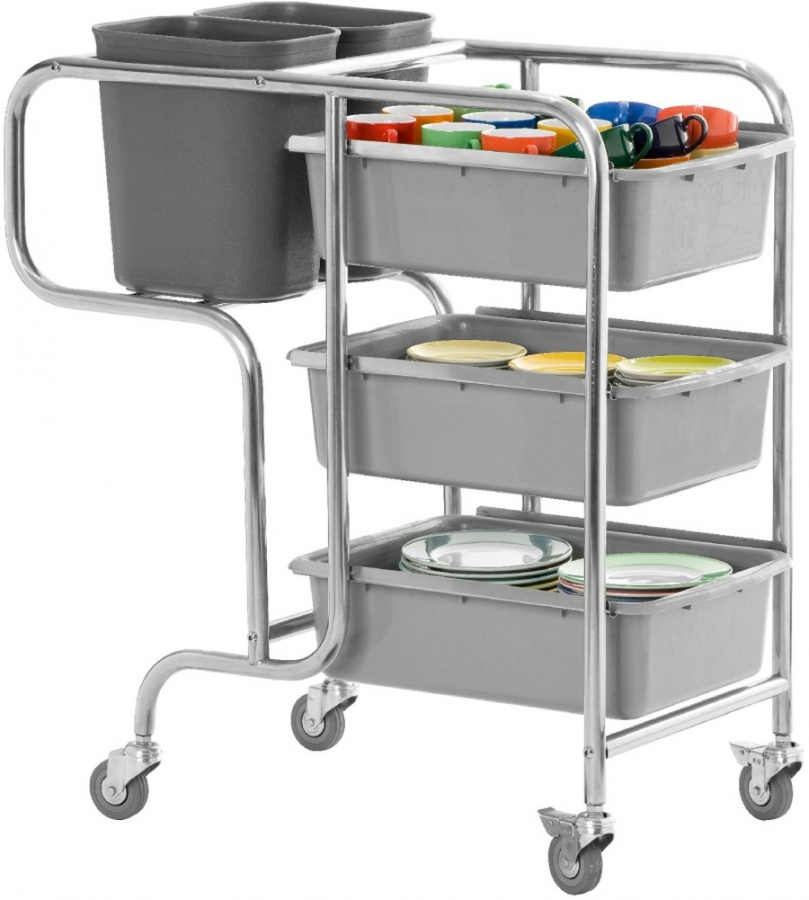 Afruimwagen B 1060 x L 580 x H 910 mm