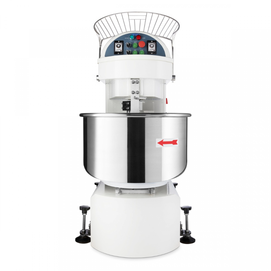 Teigknetmaschine - 130L - 80kg Teig - 2 Geschwindigkeiten - 400V