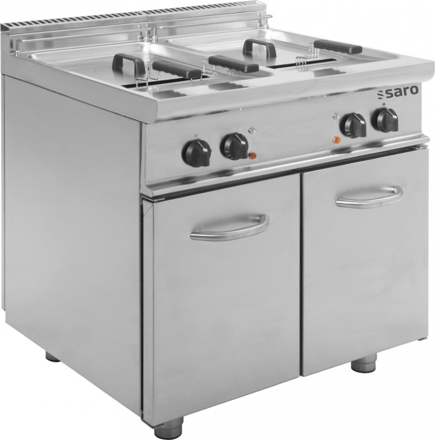 Elektrische friteuse 2 x 13 liter 24 kW
