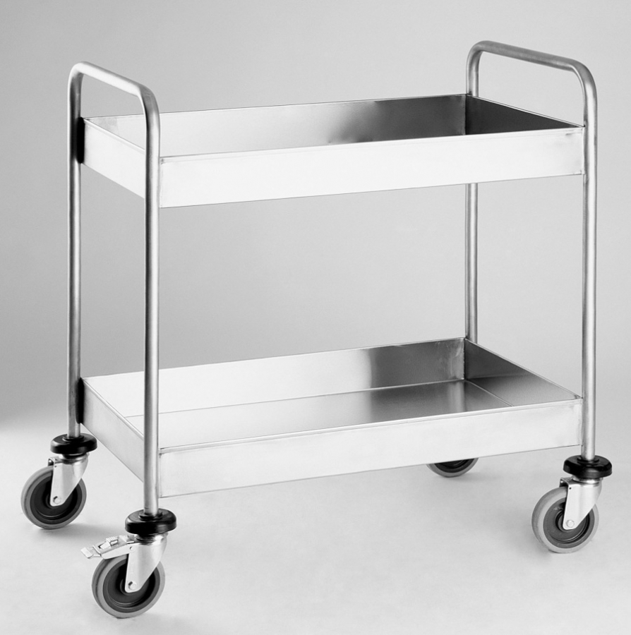Afruimwagen 304 rondom omgeklapt