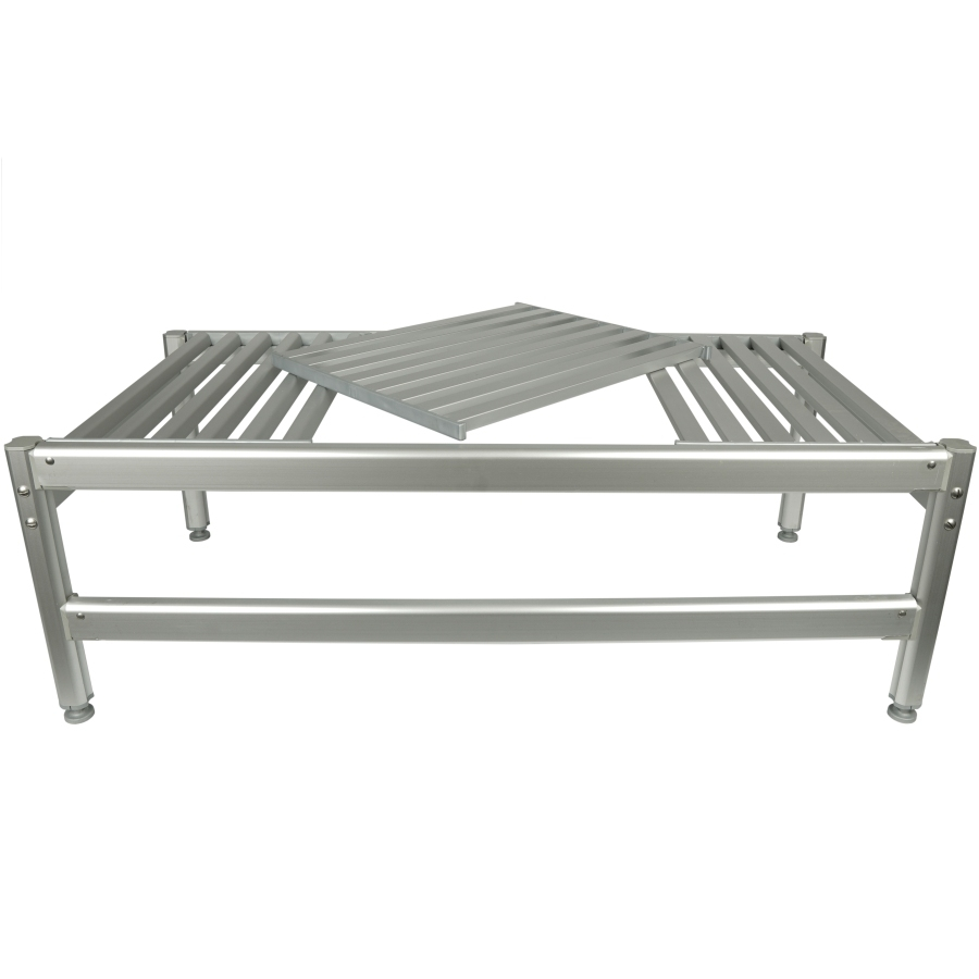 Vast platform met aluminium roosters Modell PD620
