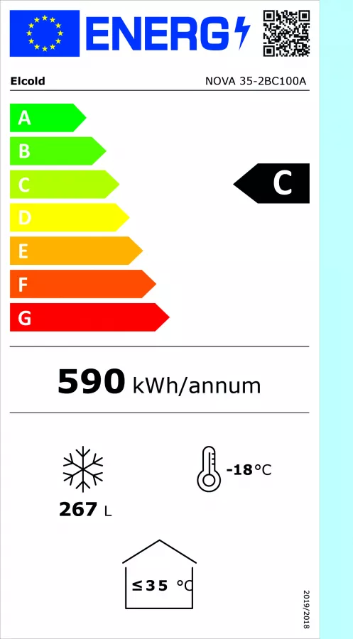 Gewerbetiefkühltruhe mit Glas-Schiebedeckel Modell NOVA 35-2BC100A