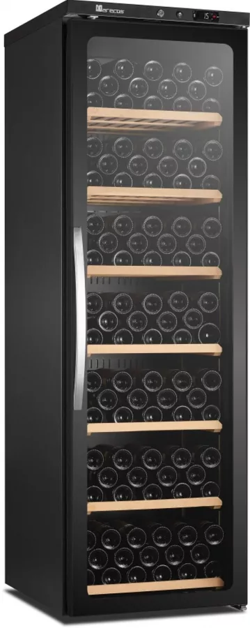 Weinkühlschrank mit Glastür 177 Flaschen | 600 x 700 x 1865
