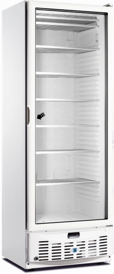 Tiefkühlschrank 1 Glastür weiß | B 620 x T 665 +45 x H 1820 mm Tiefkühlschrank 1 Glastür weiß | B 620 x T 665 +45 x H 1820 mm