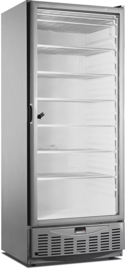 Tiefkühlschrank mit Glastür weiß | B 750x T 740 +45 x H 1900
