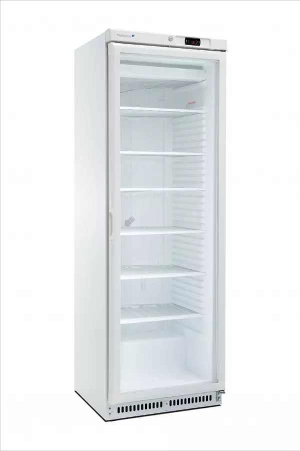 Tiefkühlschrank mit Glastür - weiß, Modell ACE 430 CS PV