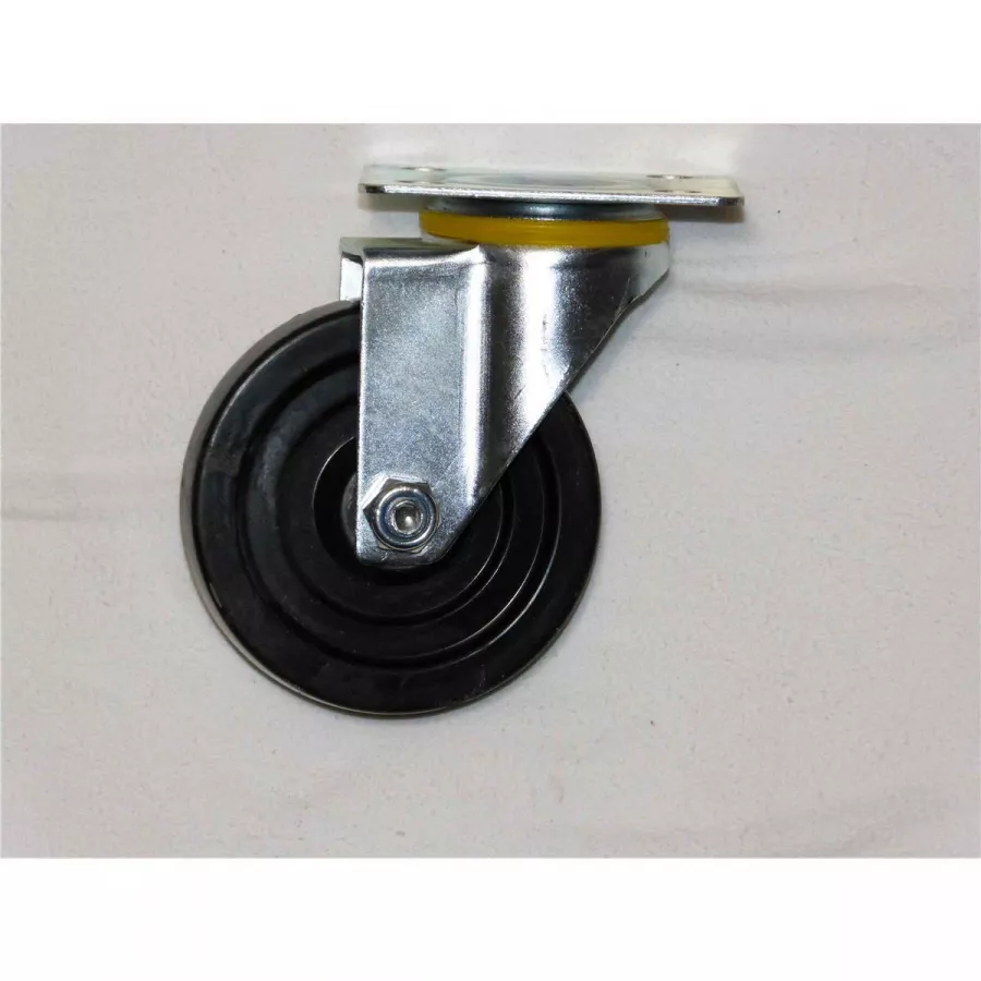 4er Radsatz Ø100 mm – Höhe 150 mm mit Bremse & ohne Bremse